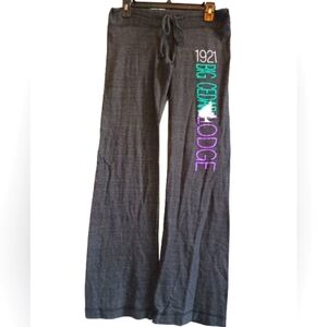 Blue 84 1921 Big Cedar‎ Lodge Thin Drawstring Sweat Pants Women's Size Medium
